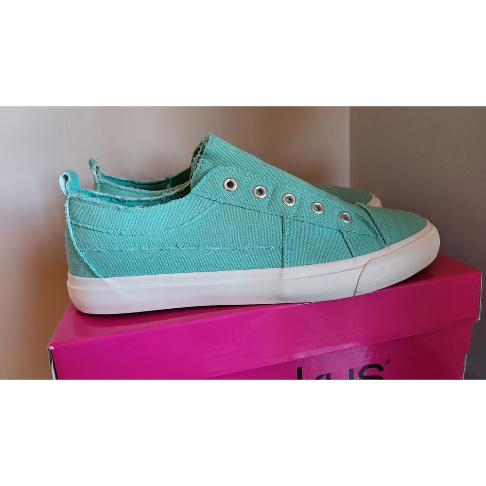 NEW Corkys Tennis Shoes Aqua Babalu Womens Size 10 Slip On Sneakers - Picture 13 of 16